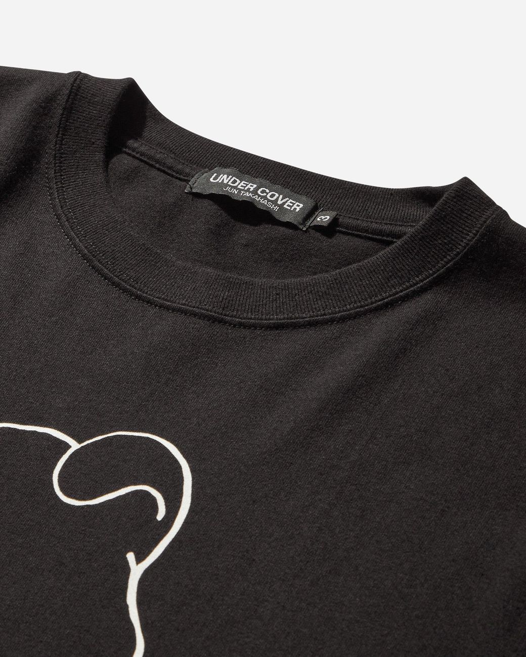 Undercover Black S Teddy Bear Signature T-Shirt for men