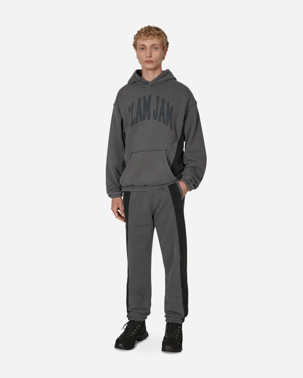 SLAM JAM Black Panel Sweatpants for men