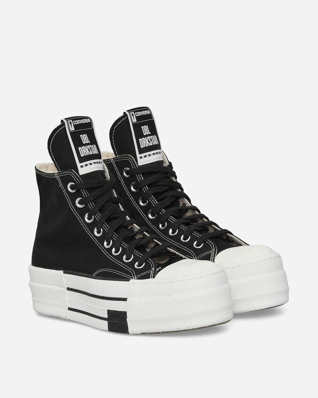 CONVERSE DBL DRKSTAR ブラック ハイカット Converse DRKSHDW Chuck Taylor All Star DBL DRKSTAR Hi Rick