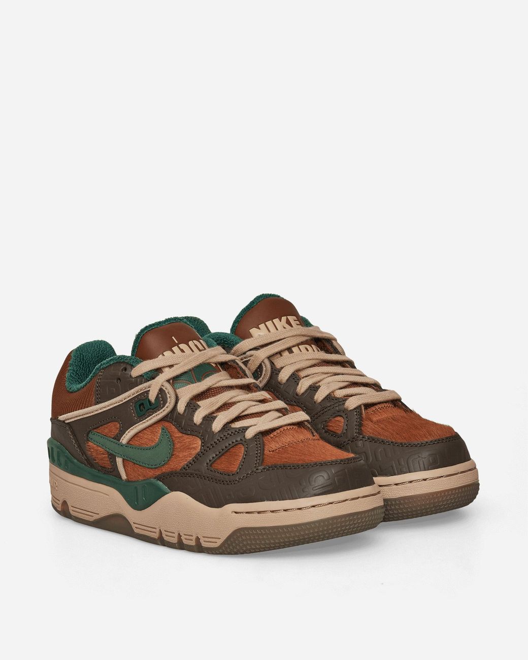 Nike Brown Nigo Air Force 3 Low Sneakers Baroque Pecan for men