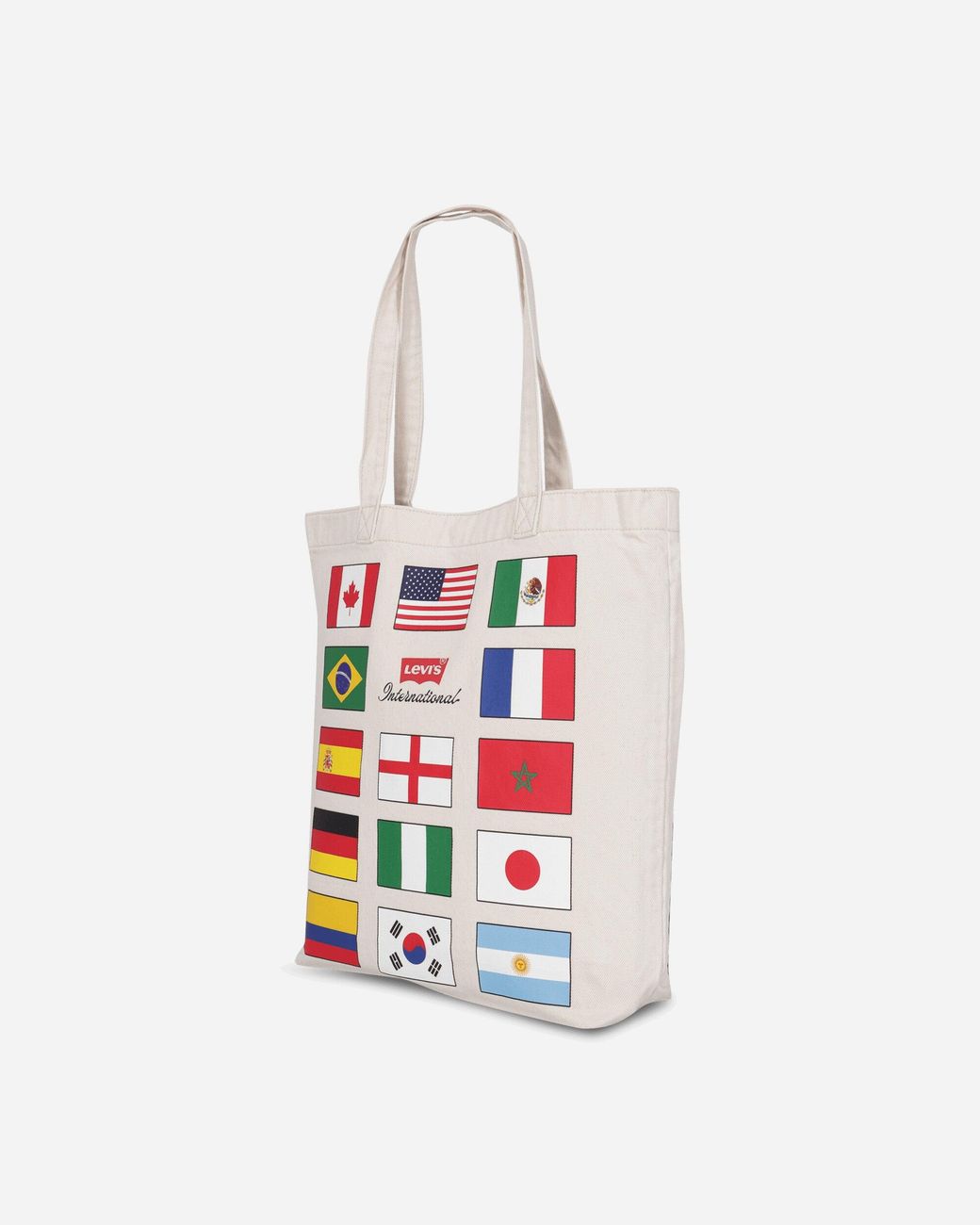 Levi's White International Football Tote Bag for men