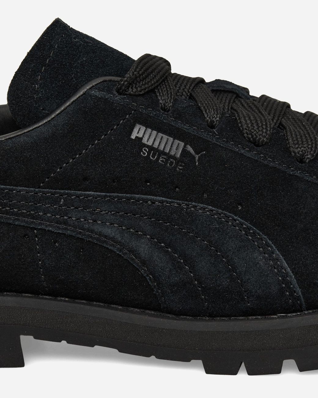 PUMA Black Suede Vibram Sneakers for men