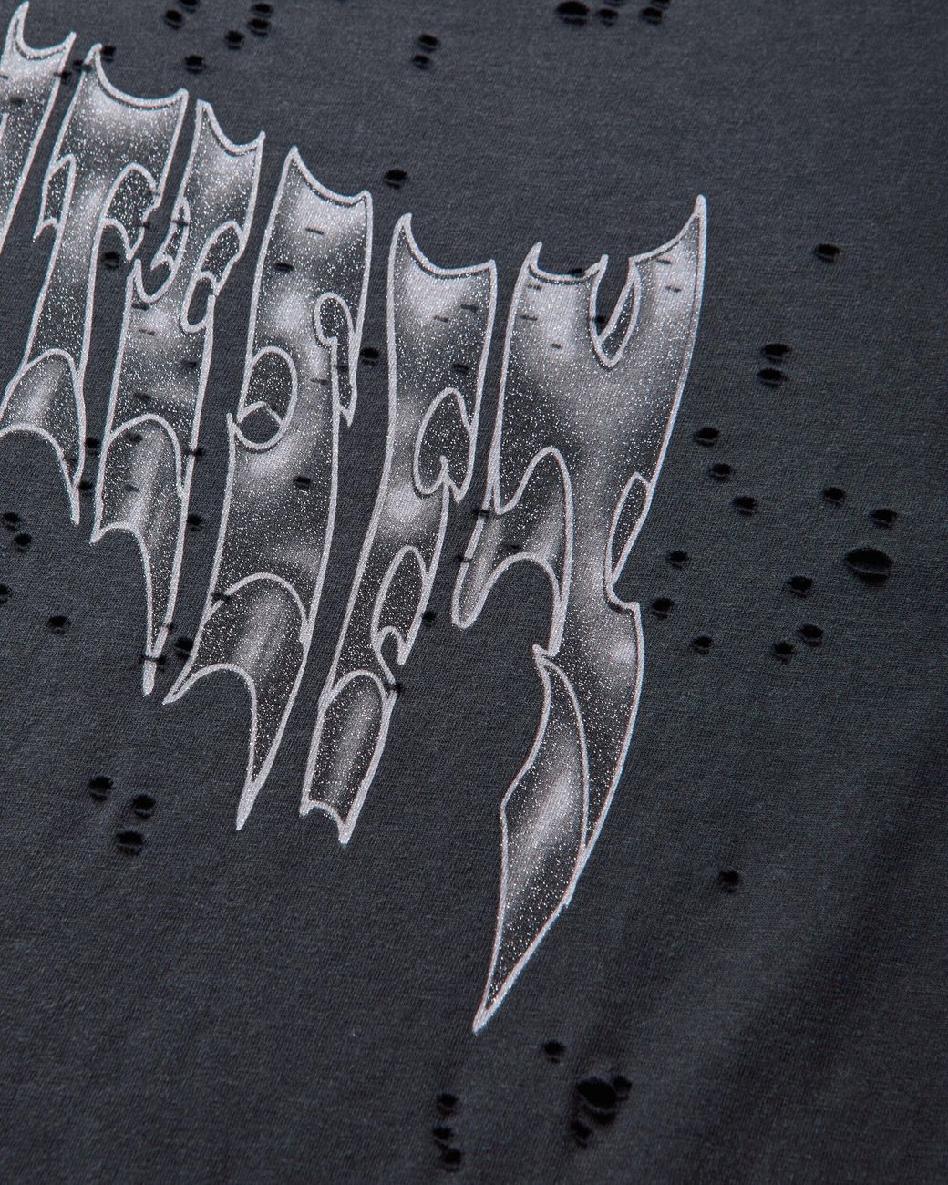 Satisfy Black Mothtech T-Shirt Aged for men