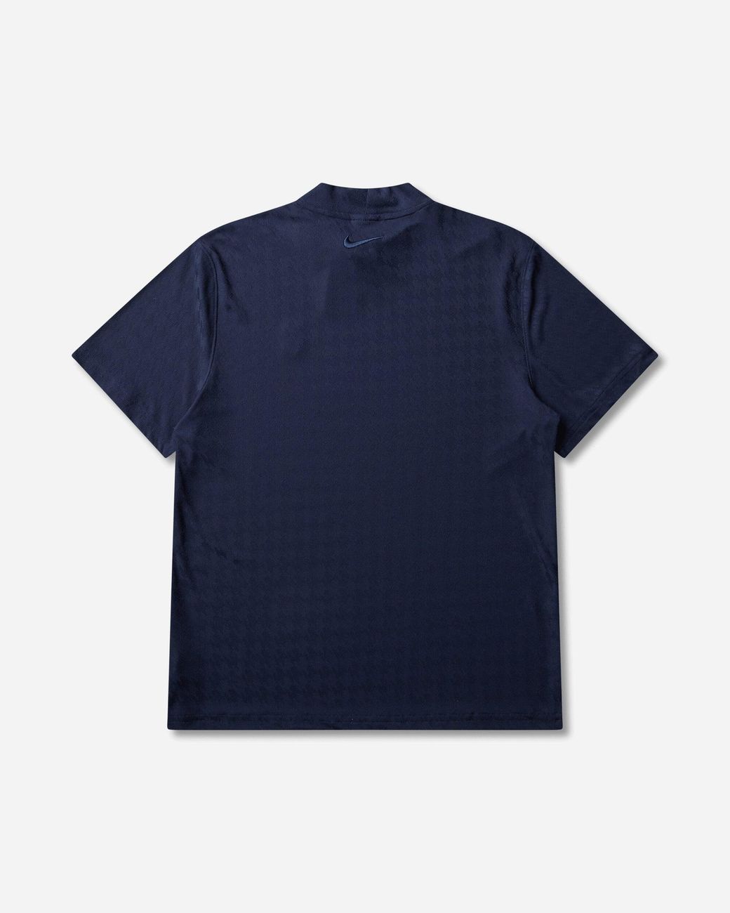 Nike Blue Club Rules Aero-Fit Mock-Neck T-Shirt Obsidian for men