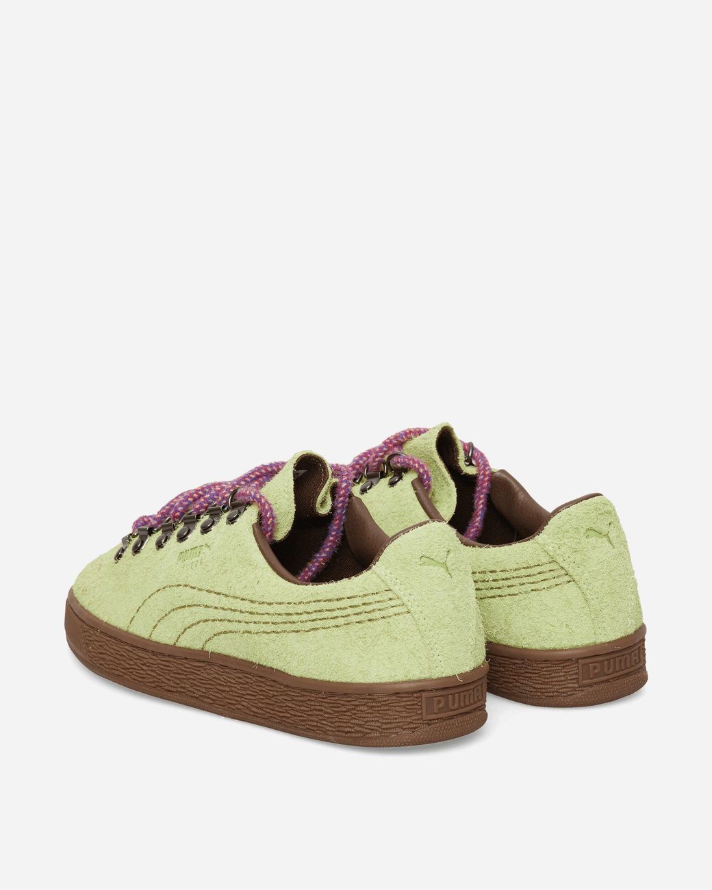 PUMA Green Suede Hike Sneakers Wild Fern / Gum for men