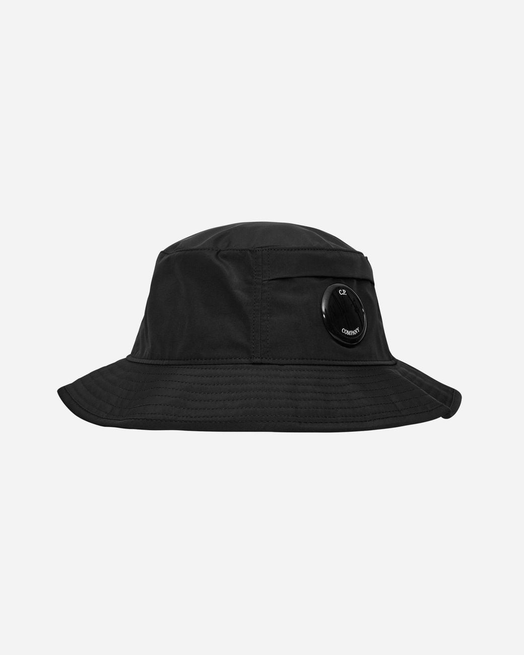 C P Company Black Chrome-r Bucket Hat for men