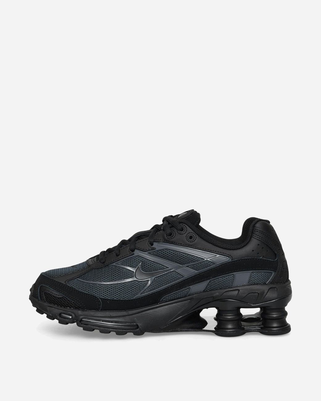 Nike Black Shox Ride 2 Sneakers Dark Smoke for men