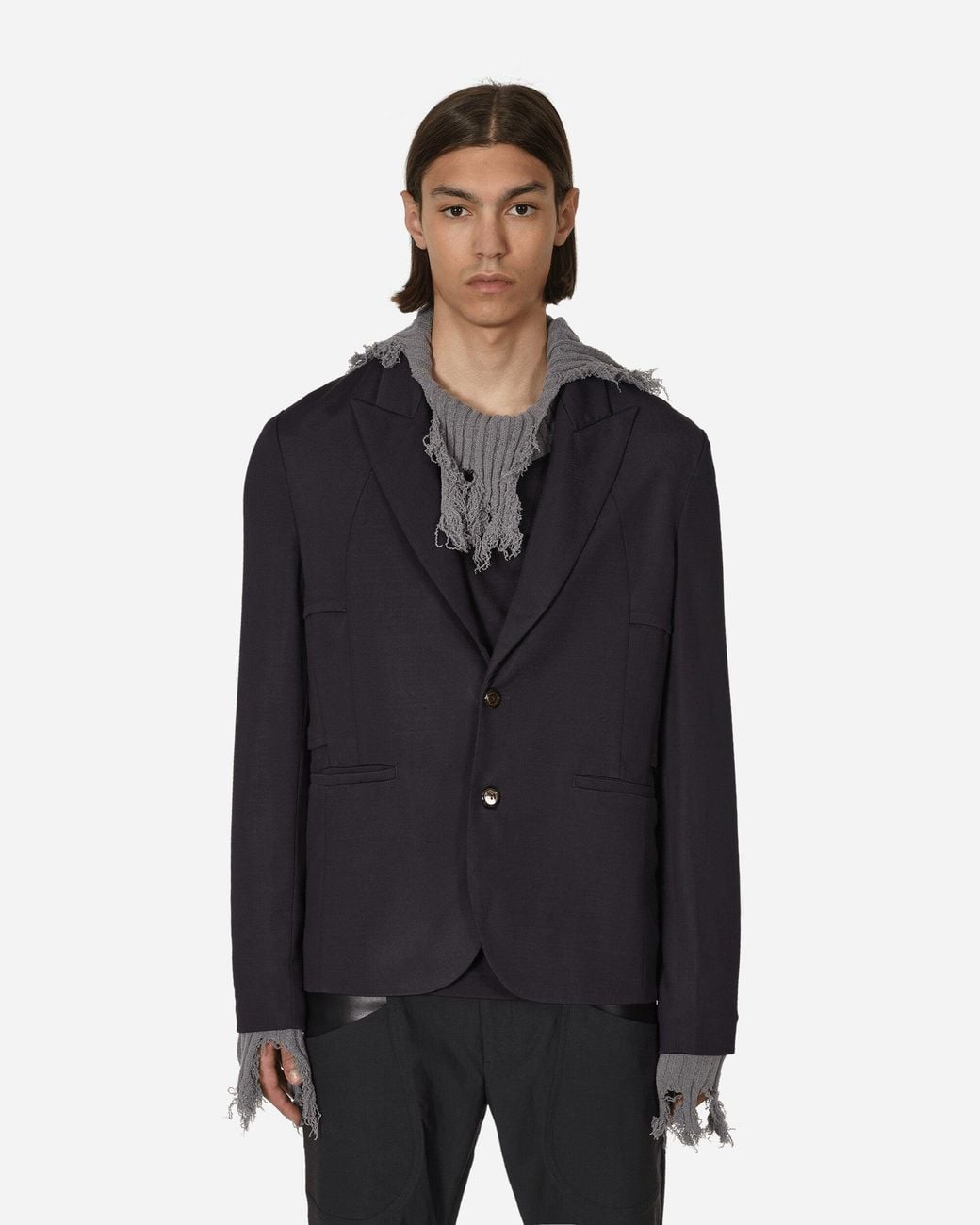 Kiko Kostadinov Blue Ria Ventilation Blazer Dark for men