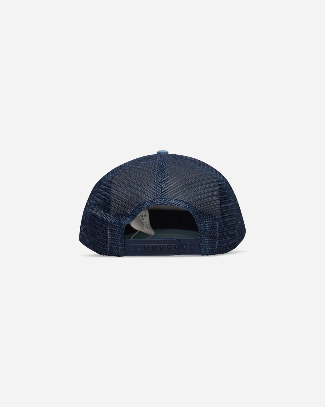 Kapital Blue Denim Repair Service Denim Track Cap for men