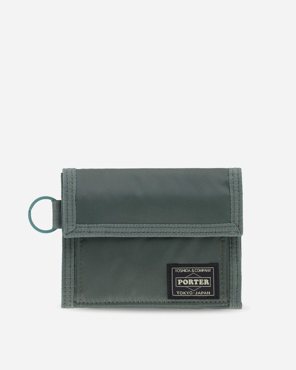 Porter-Yoshida and Co Gray Capsule Wallet Khaki for men