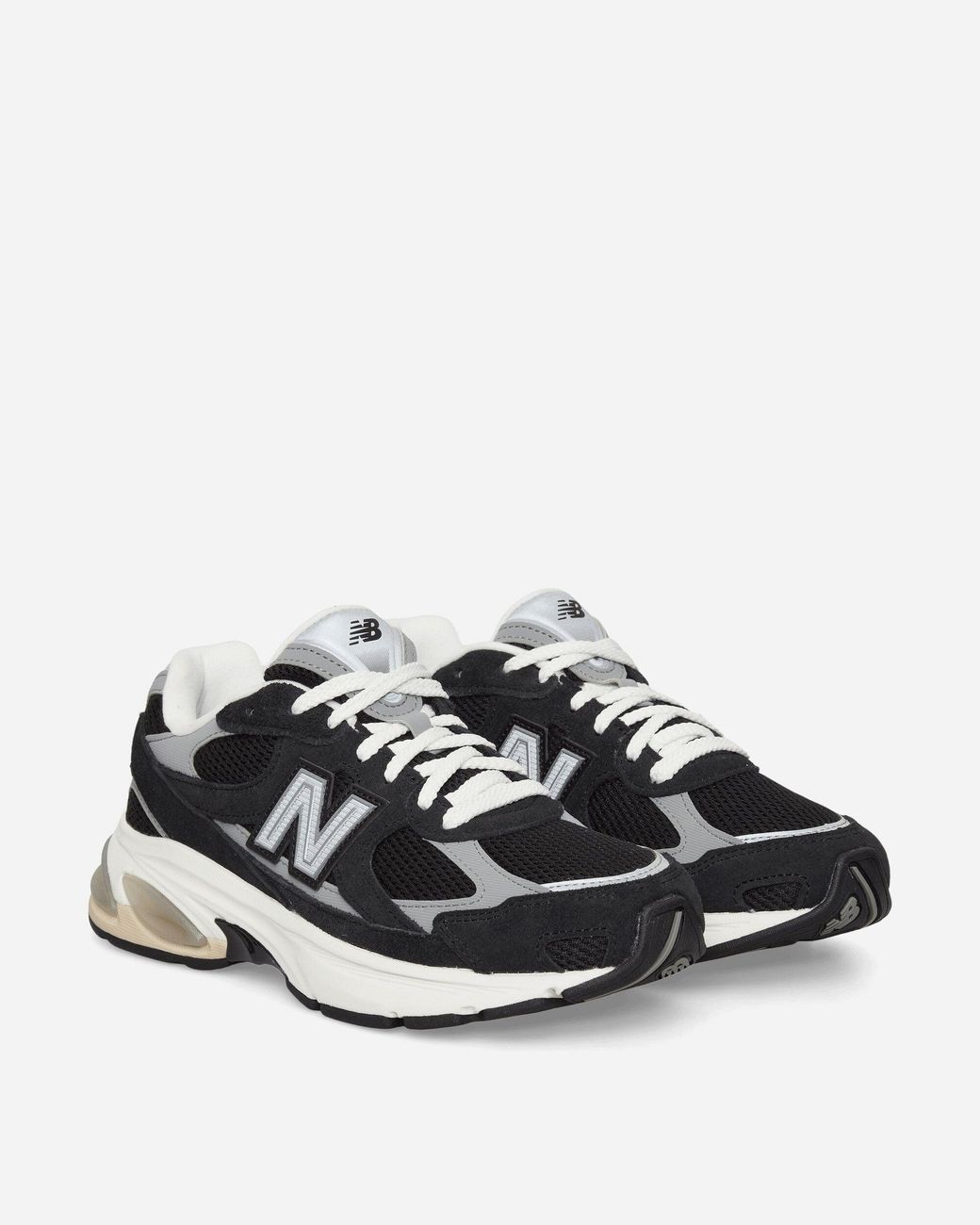 New Balance White 2010 Sneakers / Shadow Grey for men