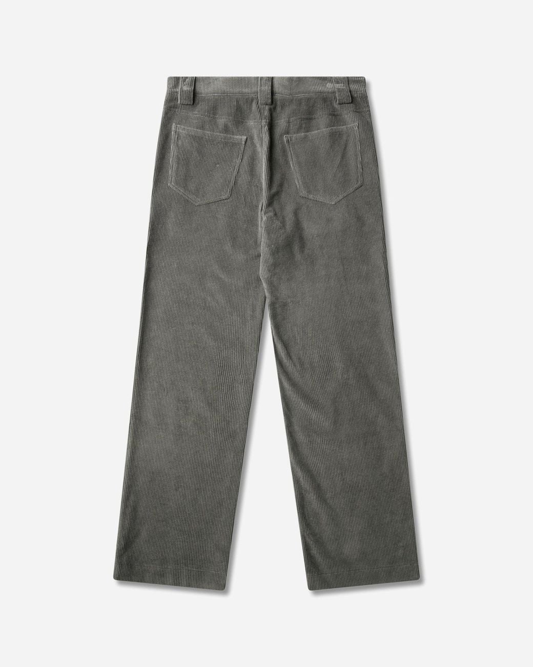 BERNER KUHL Gray S Night Trousers Dyed Cord Stone for men