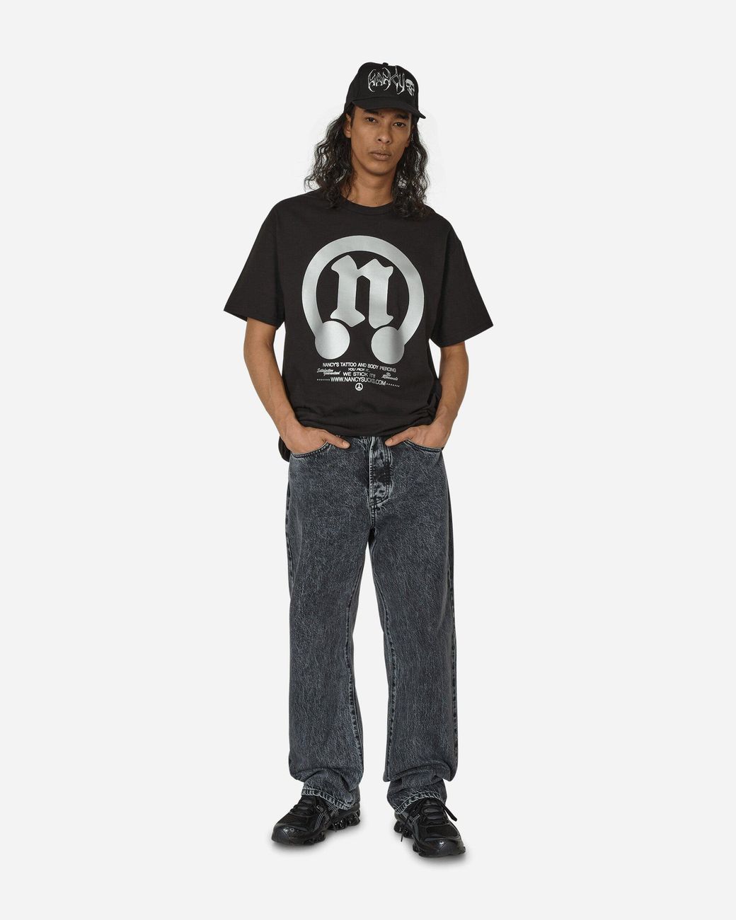 Nancy Black Url T-Shirt for men