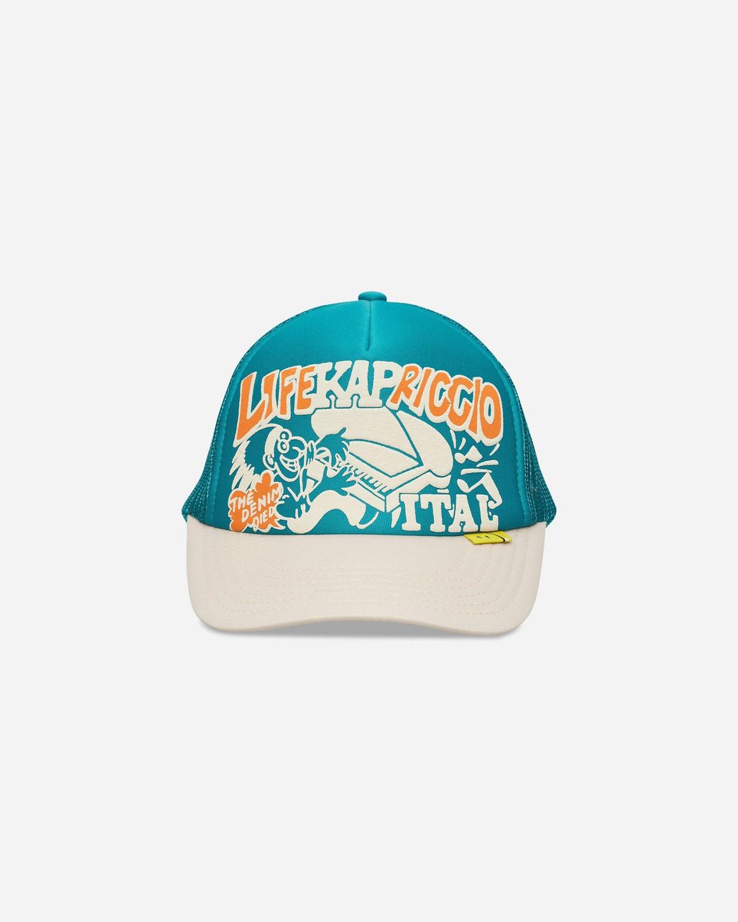 Kapital Blue Life Kapriccio Track Cap Ecru for men