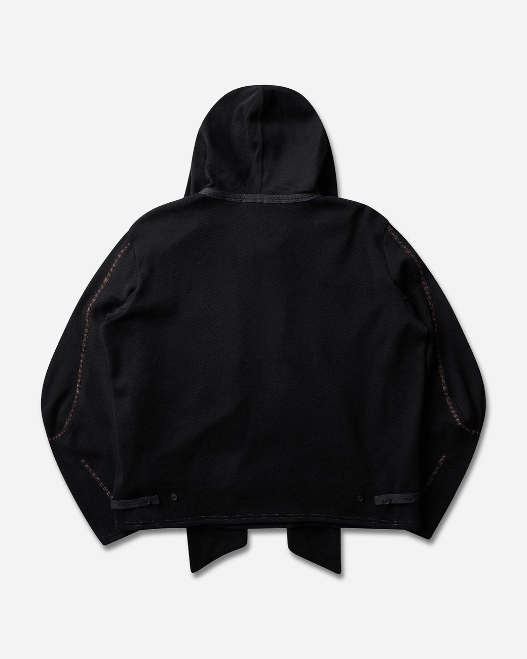 Kiko Kostadinov Black S Petrel Hooded Pullover Ink