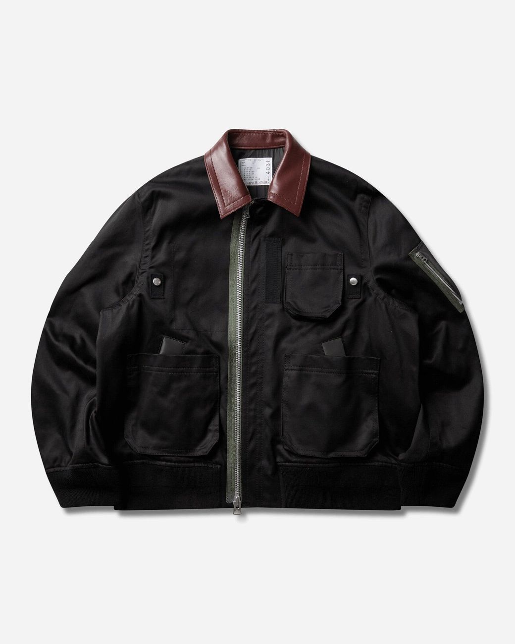 Sacai Black S Cotton Chino Blouson for men