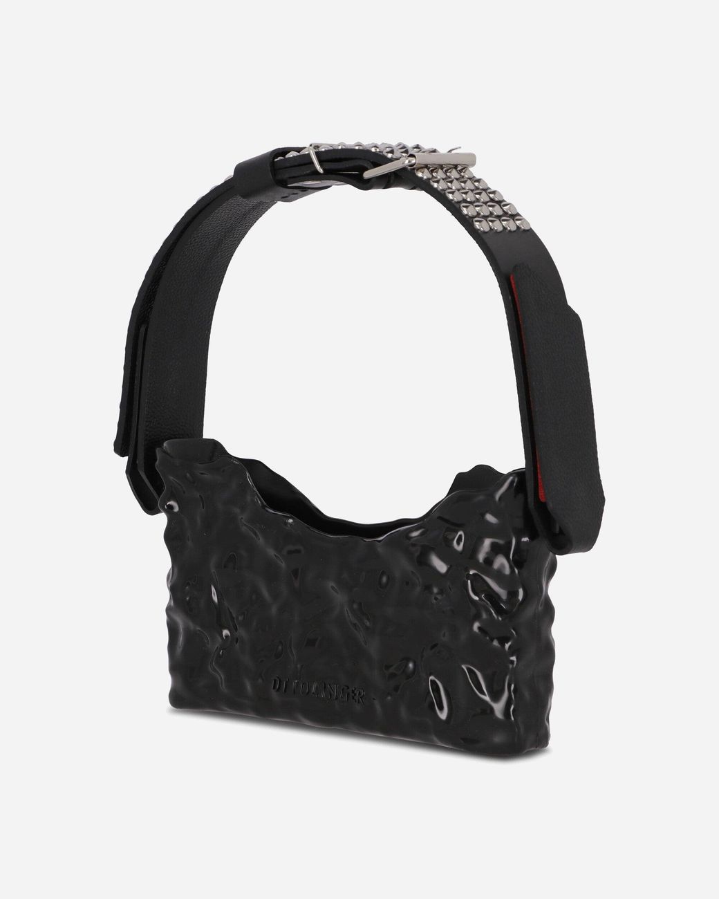 OTTOLINGER Black Studded Baguette Bag