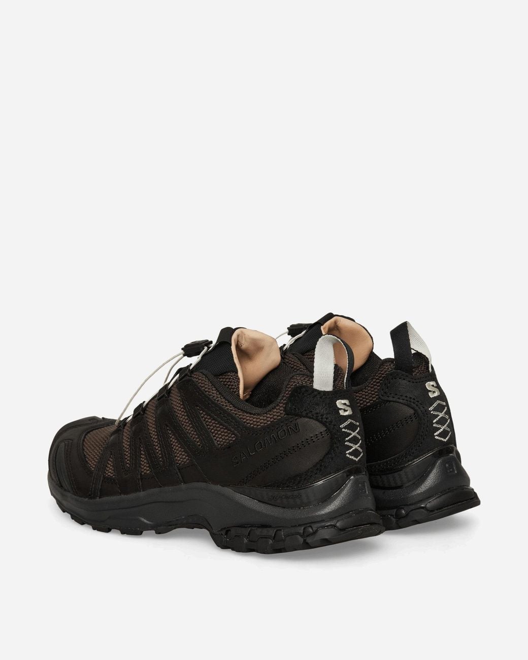 Salomon Black Xa Pro 3d Alpine Echoes Sneakers / Earth Brown / Vanilla Ice for men