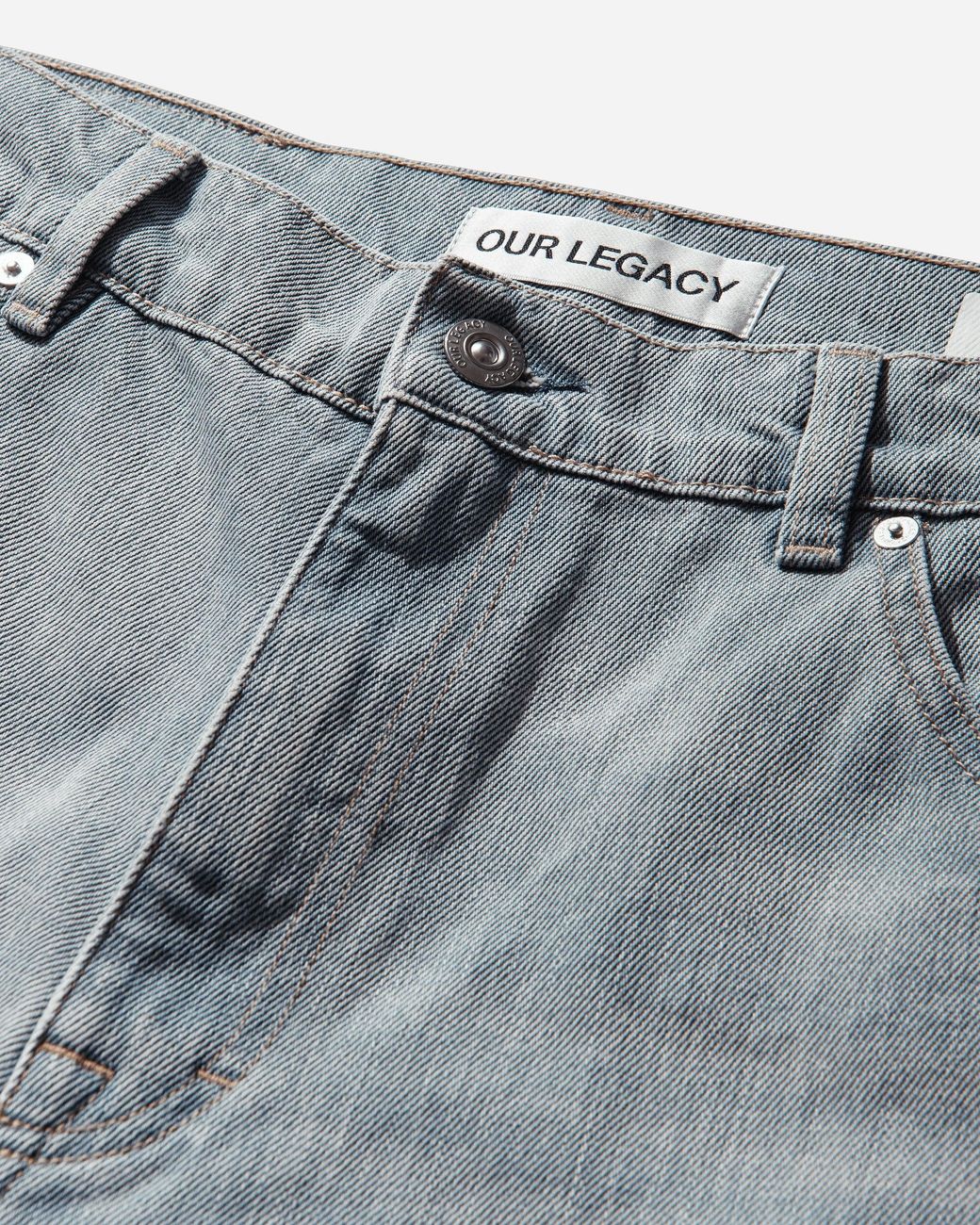 Our Legacy Gray S Vast Cut Jeans Pale Coast Wash for men