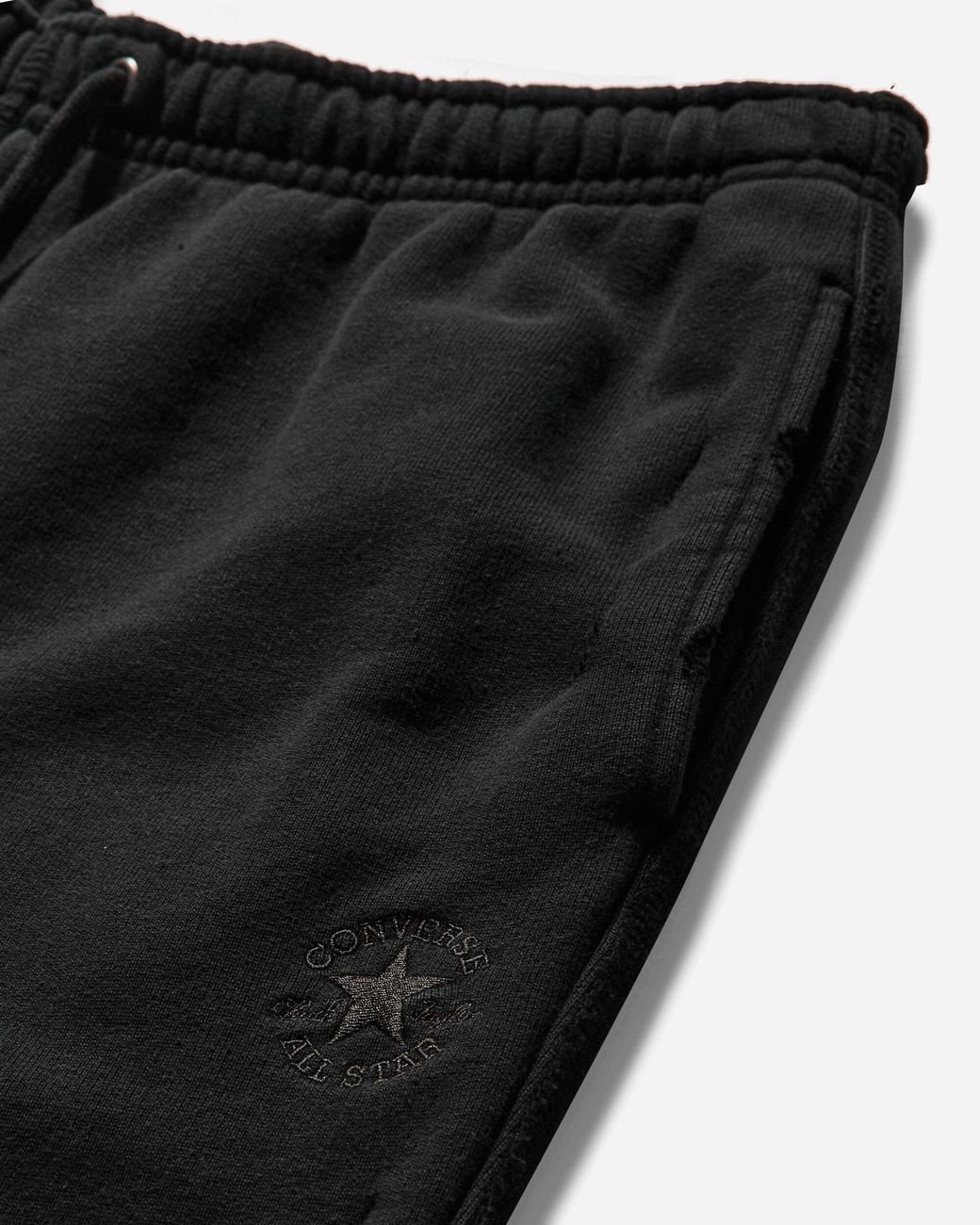 Converse Black Slam Jam Destroyed Sweatpants for men
