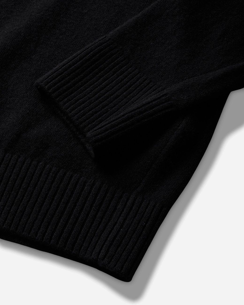 Stone Island Black Men S Rws Geelong Wool Polo for men