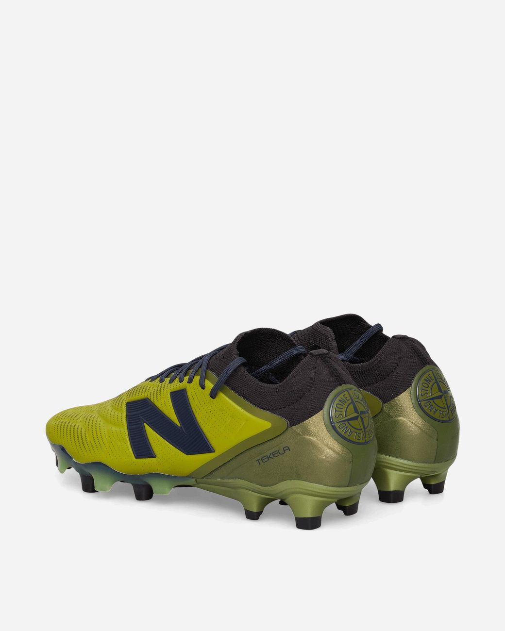 New Balance Green Stone Island Tekela Shoes / Navy for men