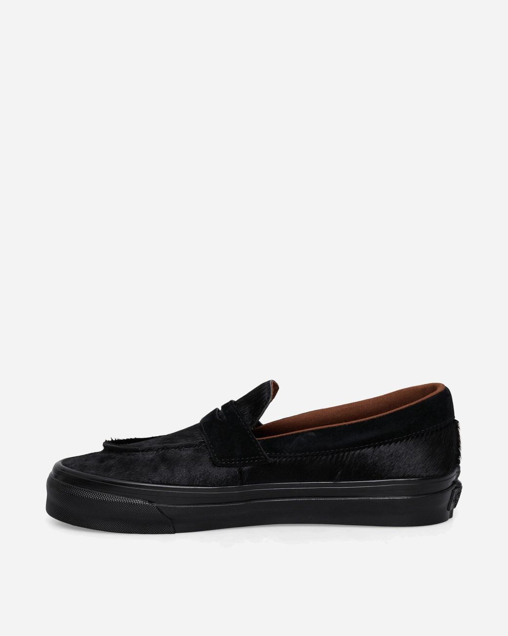 Vans Black Premium Pony Hair Loafers for men