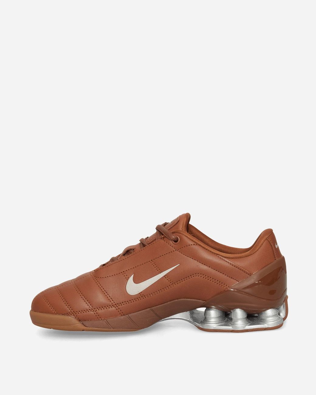 Nike Brown Women S T90 Shox Magia Sneakers Pecan / Metallic Silver