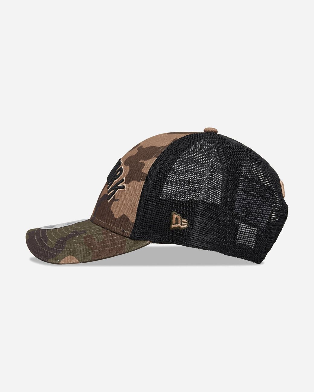 KTZ Brown New York Yankees Mlb Wordmark 9forty M-crown Adjustable Cap Woodland Camo for men