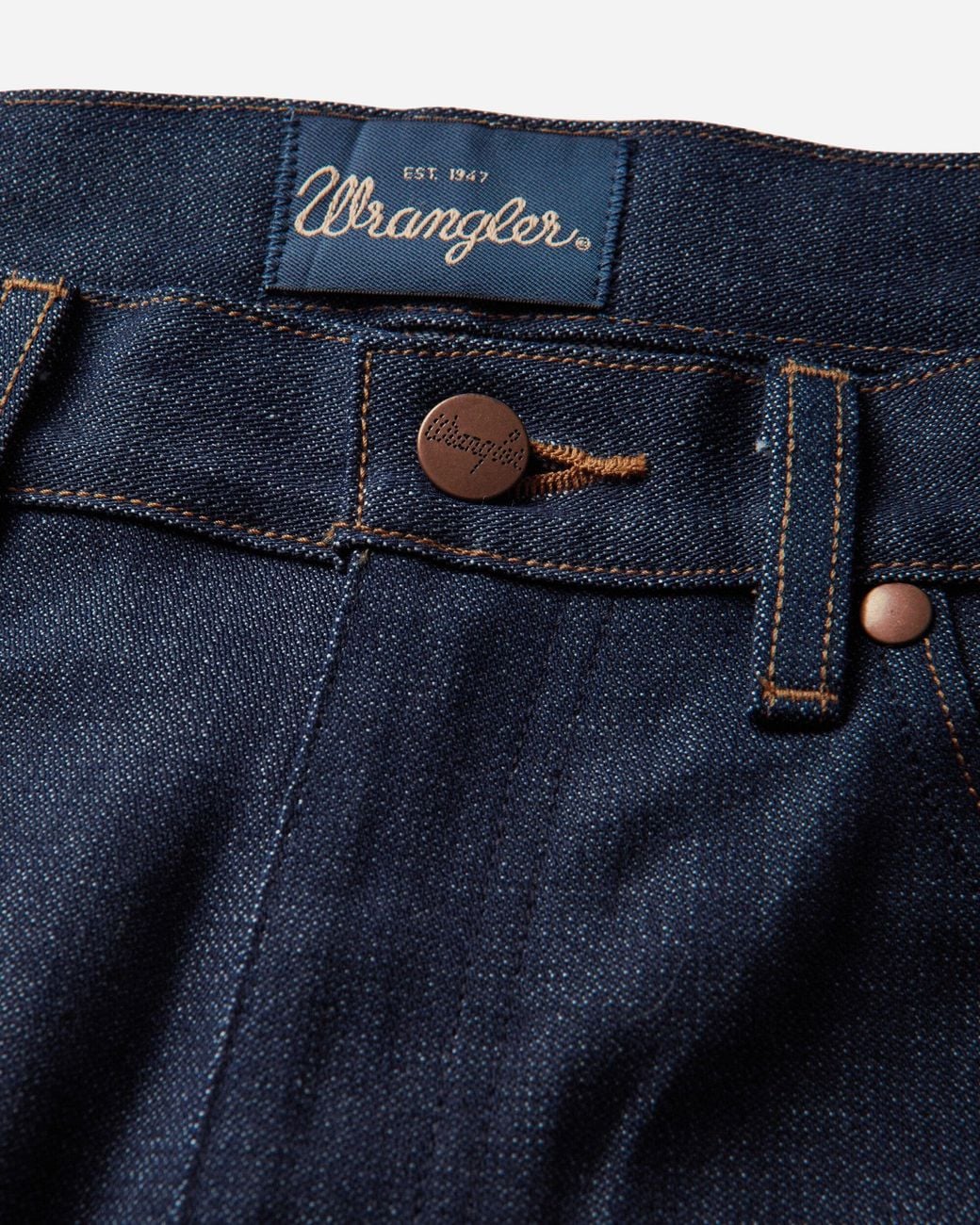 Indigo 100 Color Wrangler Men S Bell 13mwz Original Cowboy Cut Jeans Indigo Raw in Blue ...