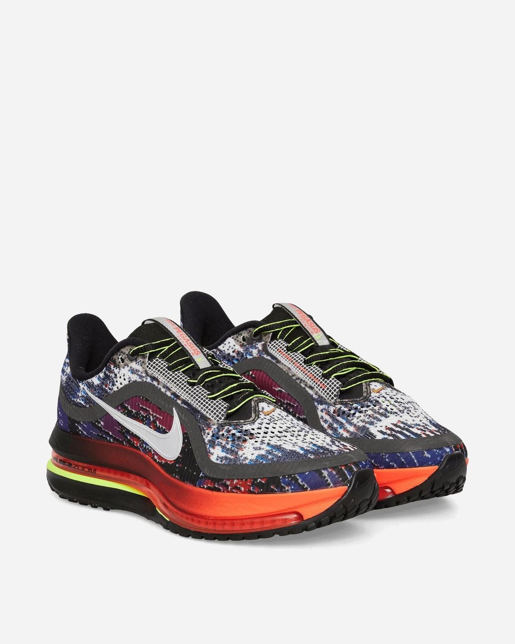Nike Blue Pegasus Premium Sneakers Multi-color / Volt / Metallic Gold / Metallic Silver for men