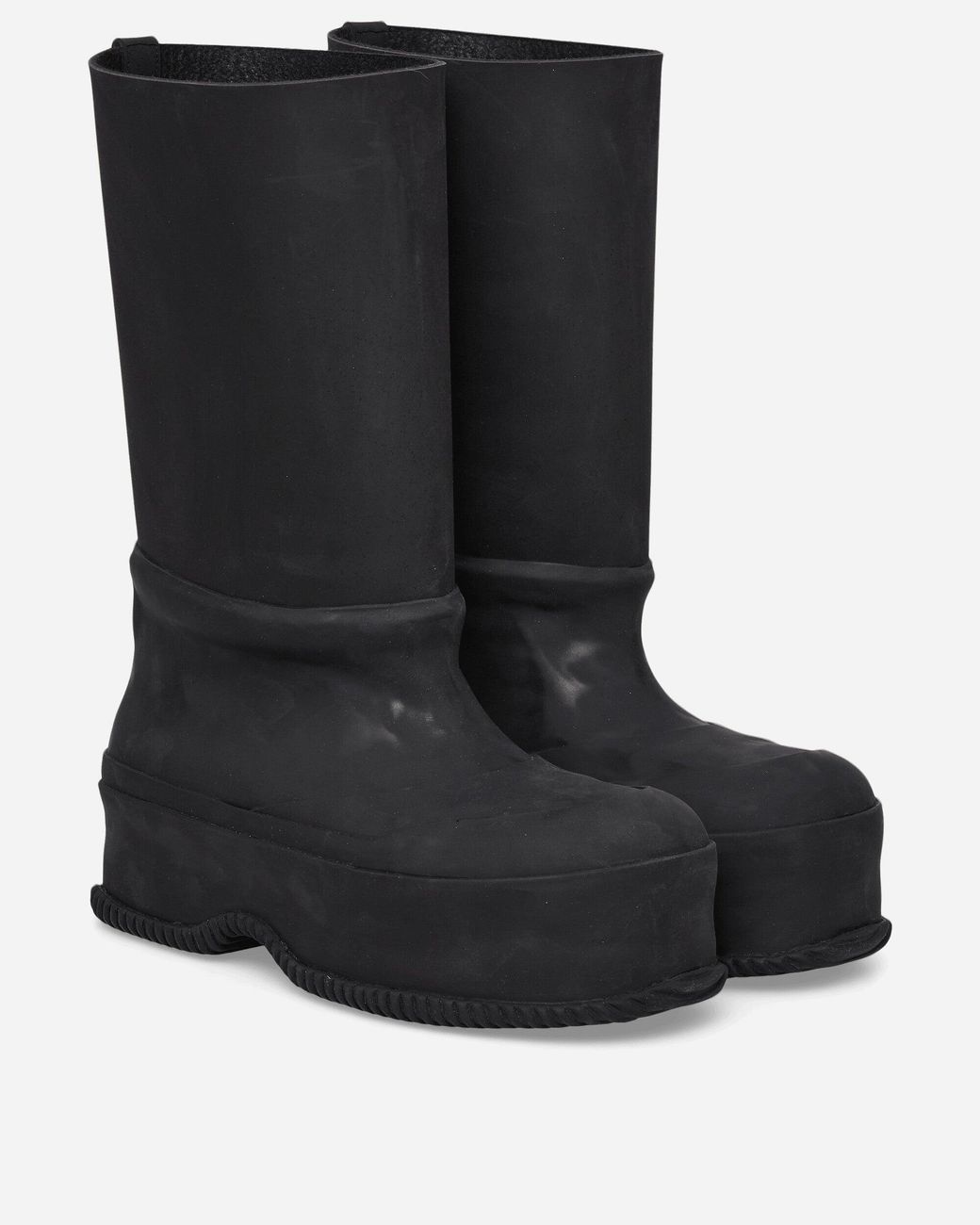 Matthew Williamson Black Hi Rubber Boots for men