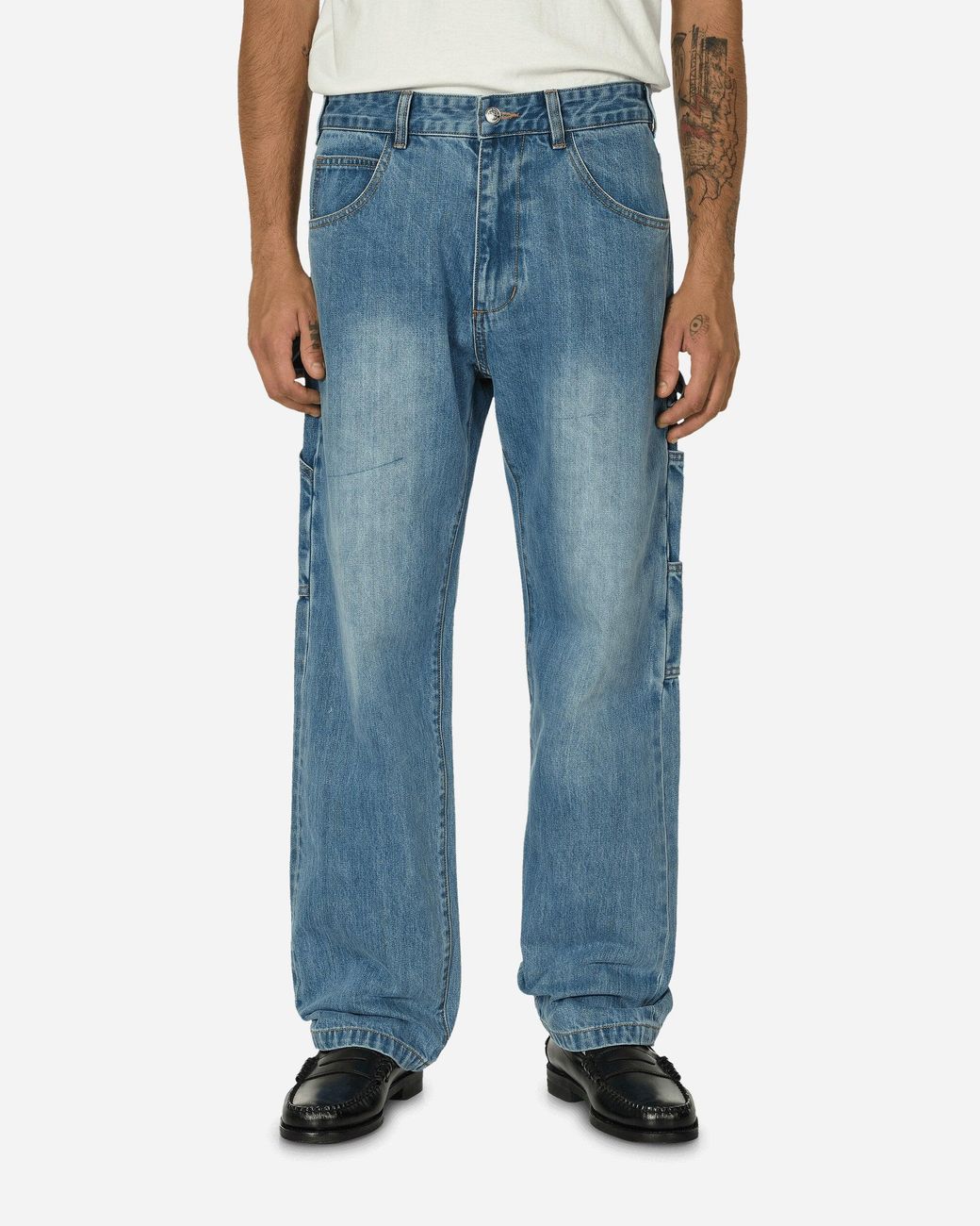 Mister Green Blue Selvedge Utility Jean Stone Wash for men