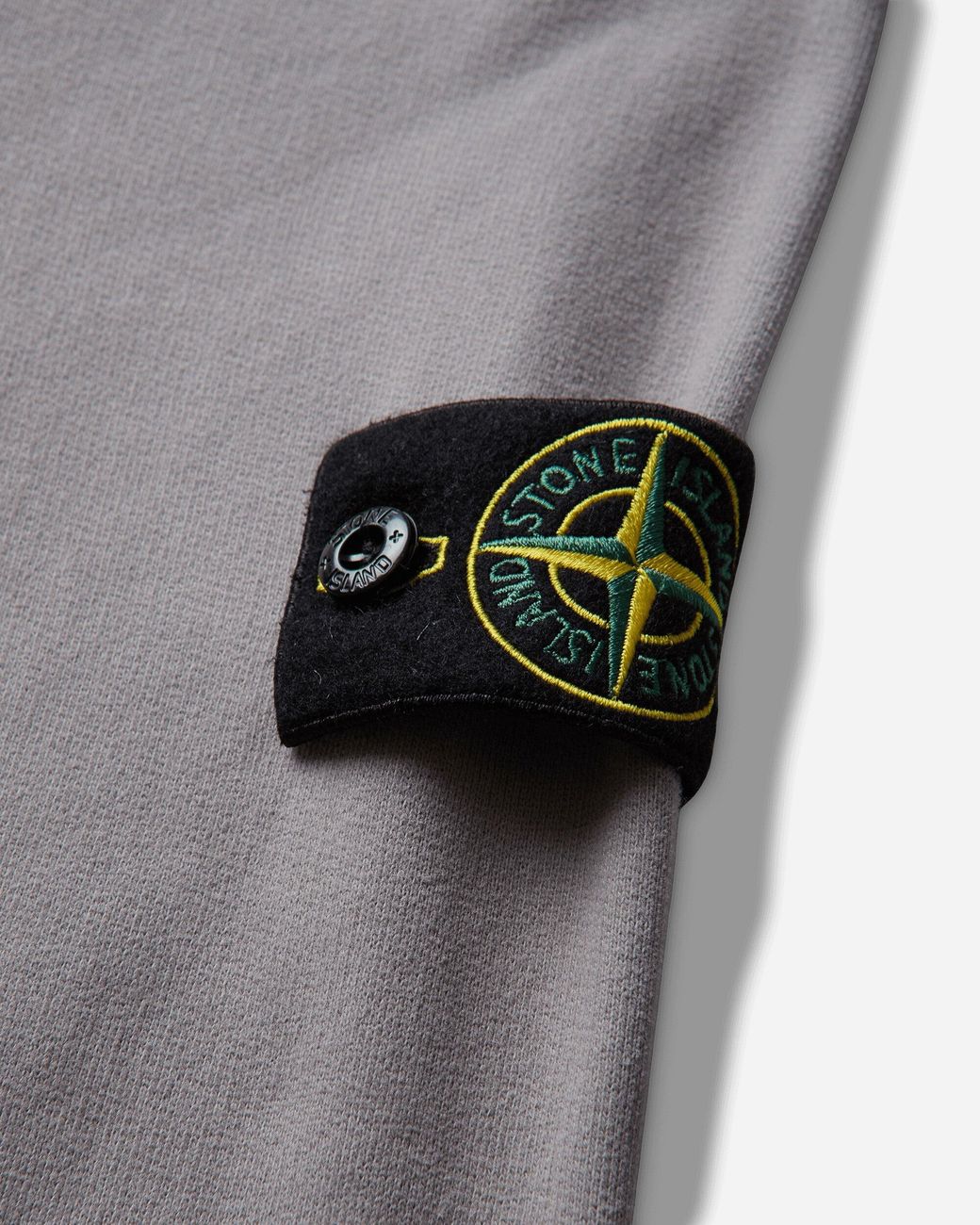 Stone Island Gray Men S Organic Cotton Fleece Half-zip Sweatshirt for men