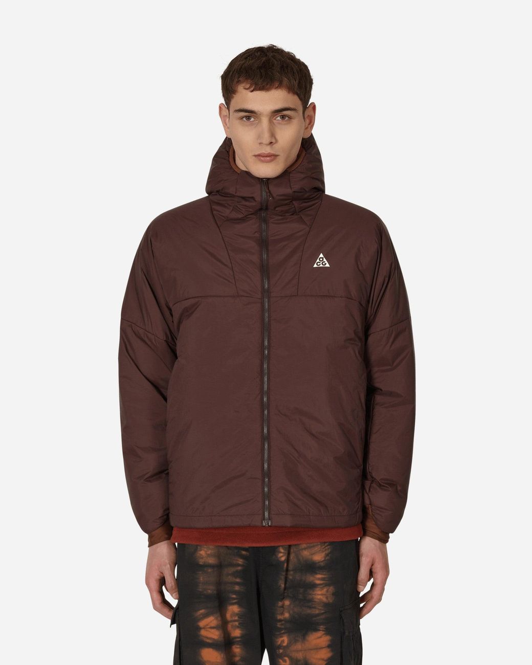 Nike Acg Thermafit Adv Rope De Dope Jacket Red in Brown for Men Lyst UK