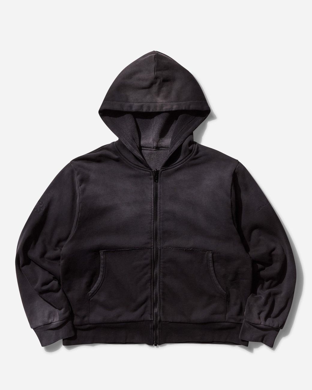 【1017 ALYX 9SM】Men's Garment Dye Reversible Zip-Up Hoodie 1017 ALYX 9SM Black Garment-Dyed Reversible Hoodie 1017 ALYX 9SM