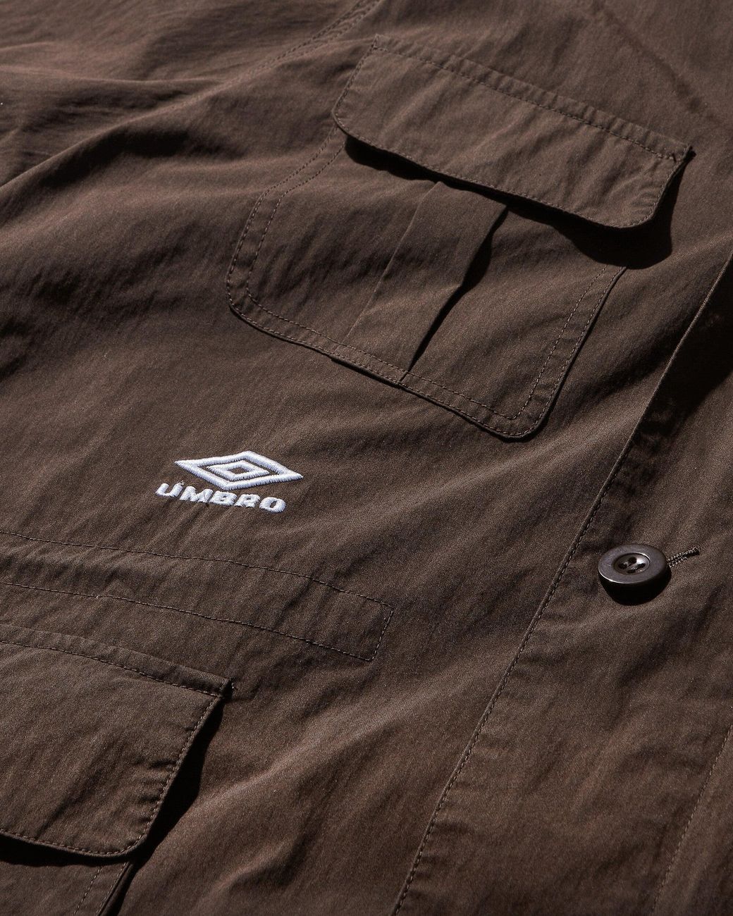 Umbro Brown S Masked Field Jacket Dark for men