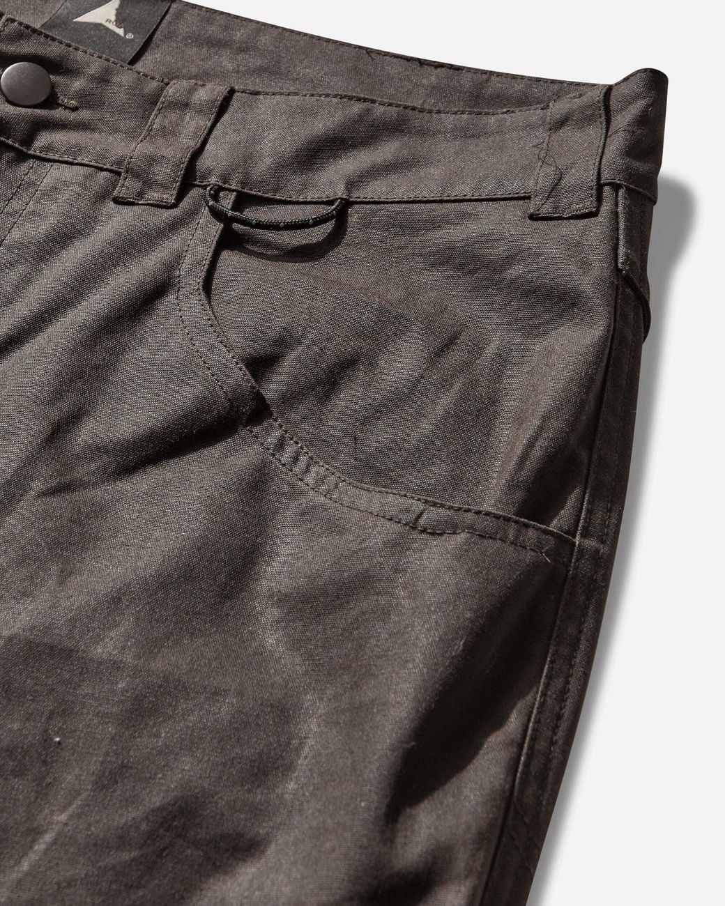 Roa Brown S Crimp Shaped Cotton Pants Dark for men