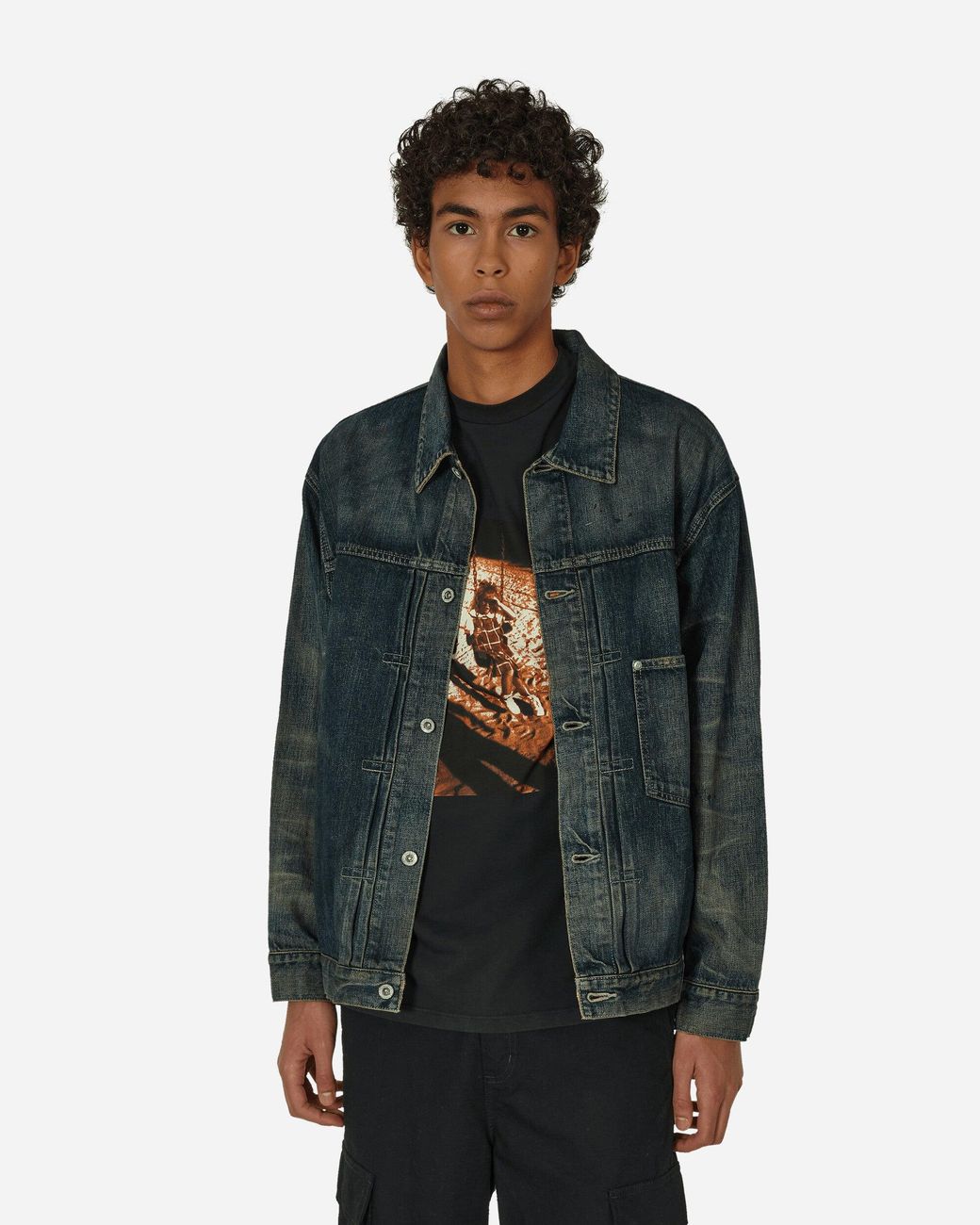Neighborhood Savage Denim Type-1 Jacket Indigo in Blue for Neighborhood Savage Denim Type-1 Jacket Indigo in Blue for