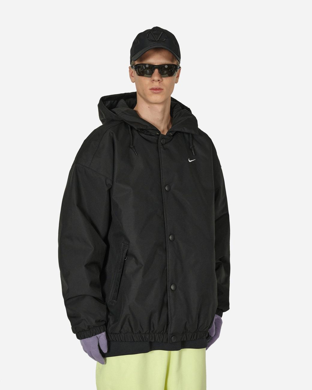関税/送料込★ Nike ★ Solo Swoosh Puffer Jacket Nike Solo Swoosh Puffer Jacket in Black for Men | Lyst