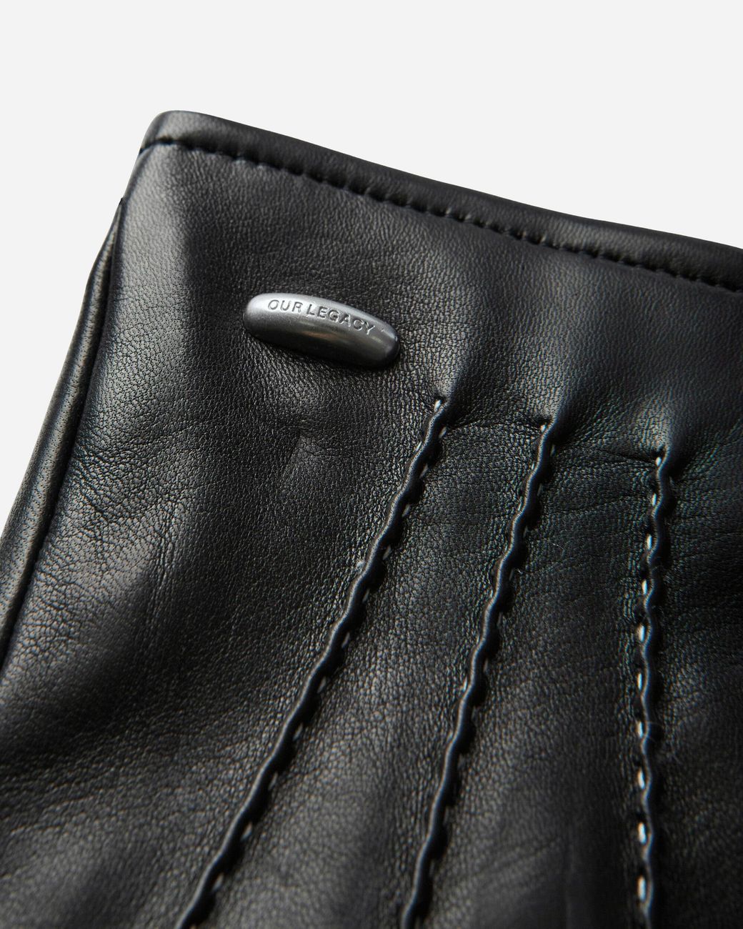 Our Legacy Black His Gloves for men