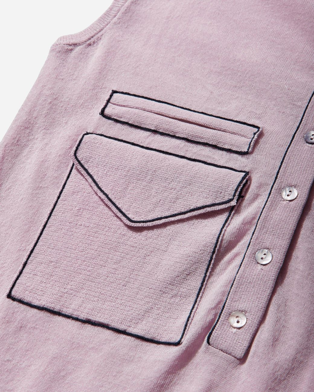 Kiko Kostadinov Pink S Kreiner Knit Rollneck Top Pale