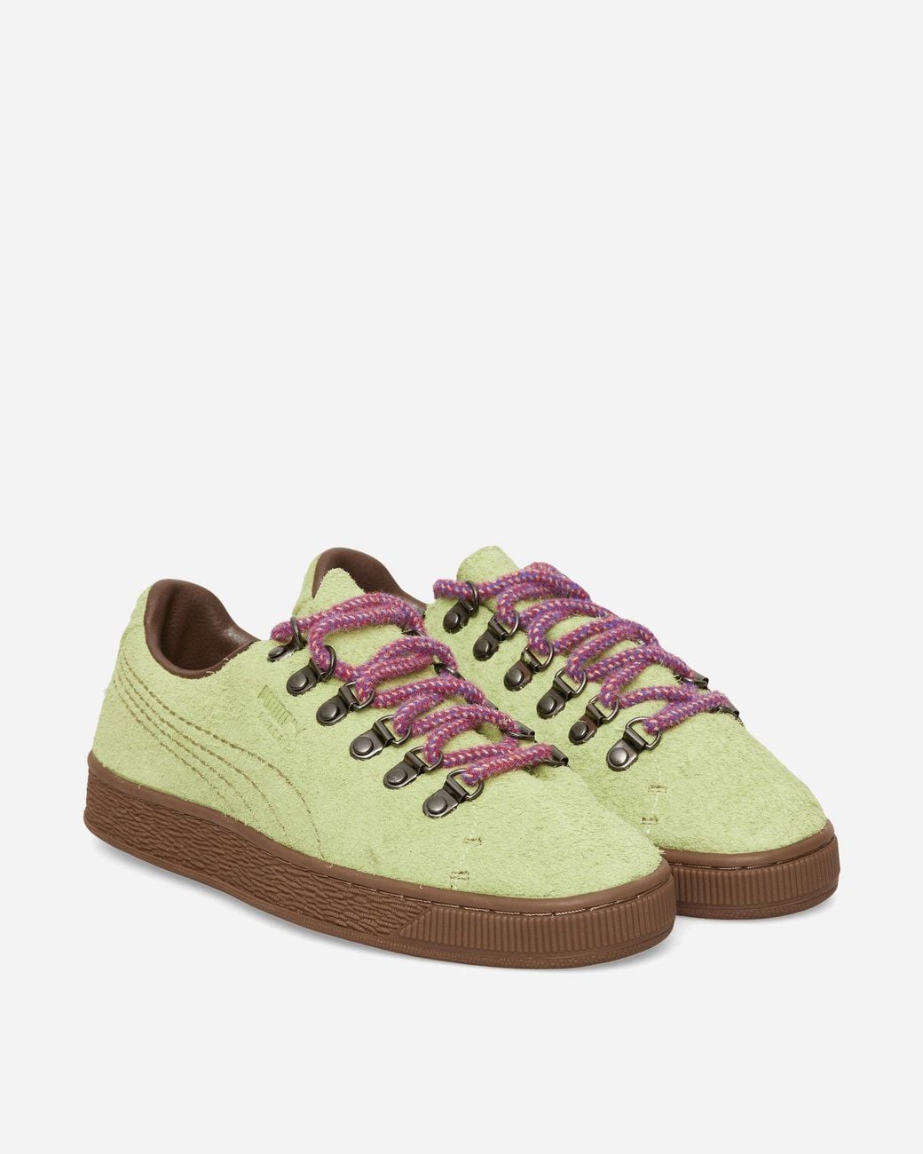 PUMA Green Suede Hike Sneakers Wild Fern / Gum for men