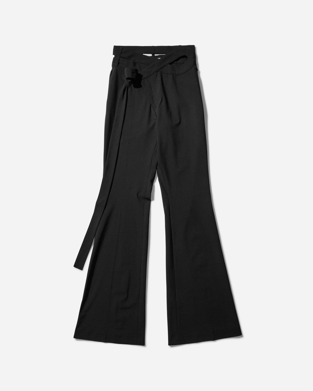 OTTOLINGER Black Flared Wrap Suit Pants