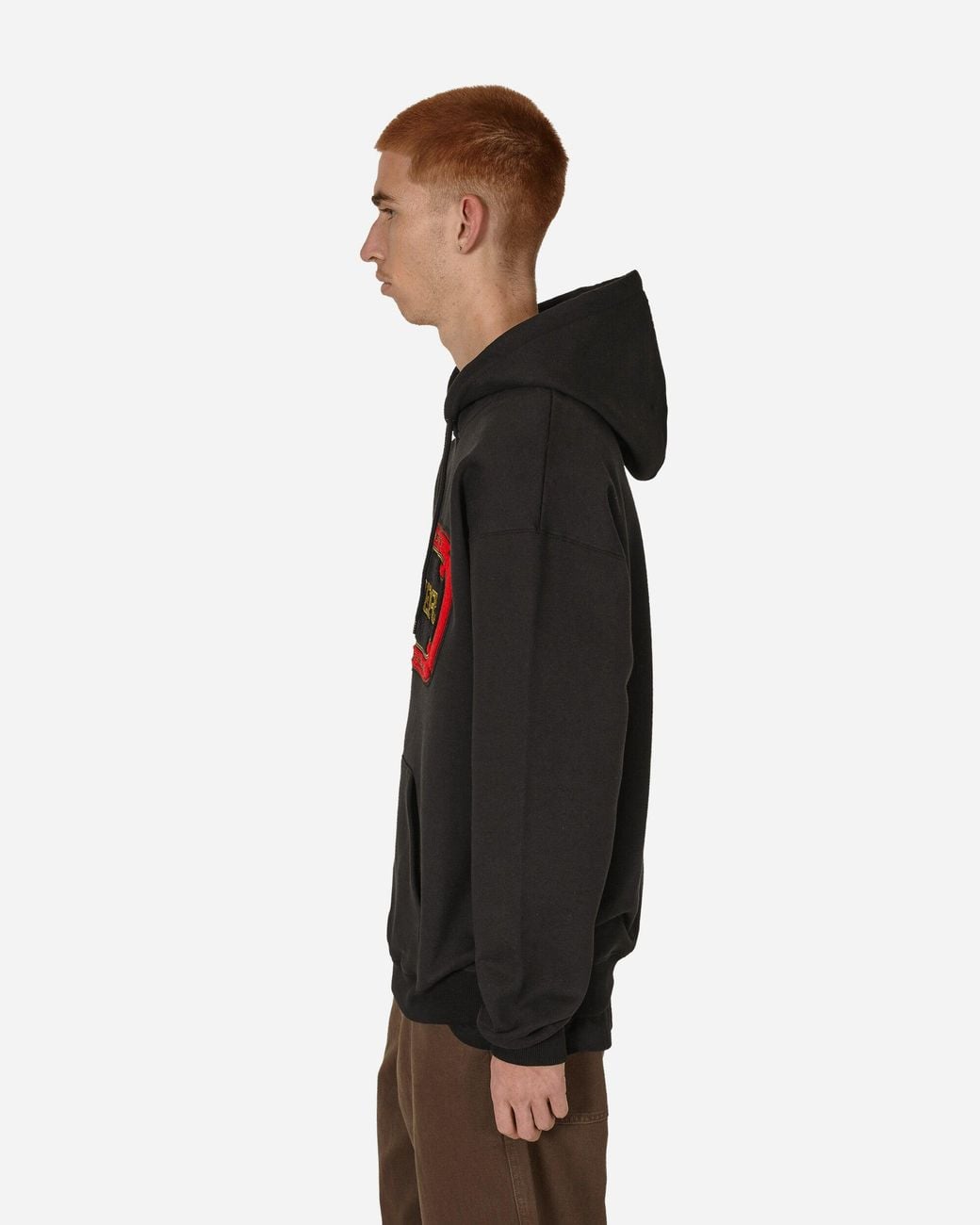 Iuter Black Alpha Industries Mat Hoodie for men