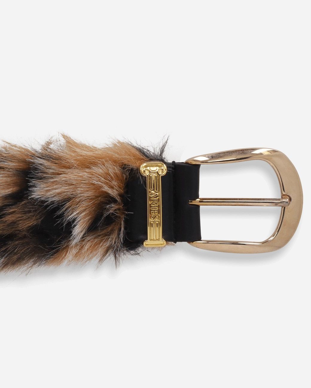 Aries Multicolor Faux Leopard Mazzo Belt Leopard for men