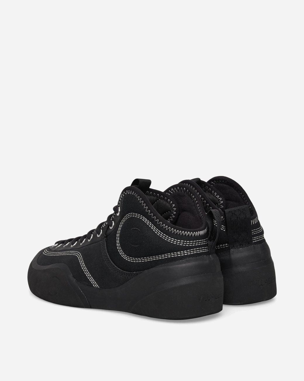 Village PM Black 1pm Mid Sneakers for men
