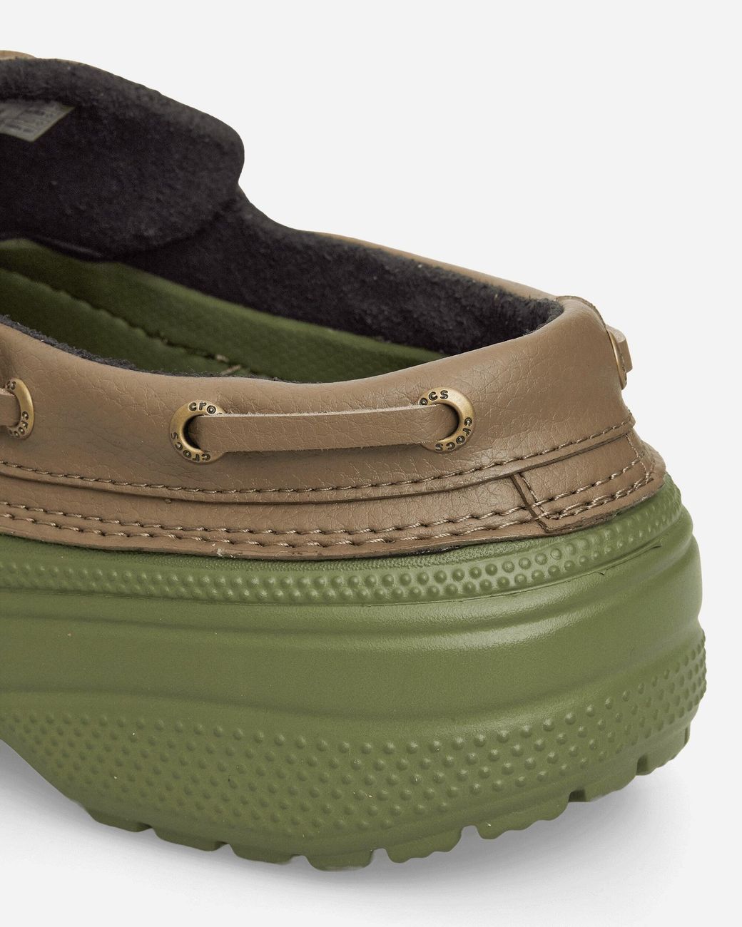 Crocs™ Classic Boat Shoes Army / Walnut in Green for Men | Lyst UK