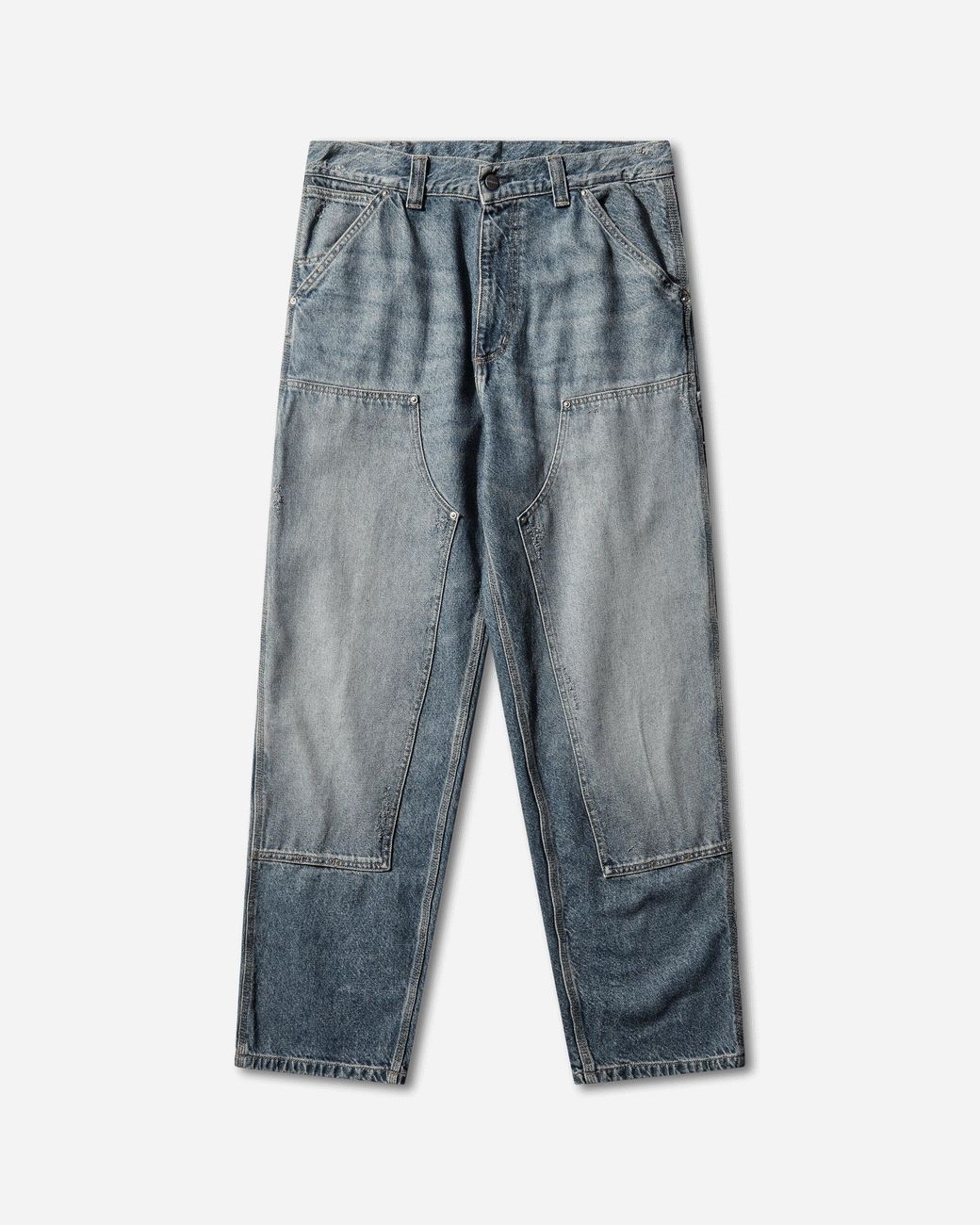 Carhartt Blue Men S Og Double Knee Pants (rigid) for men