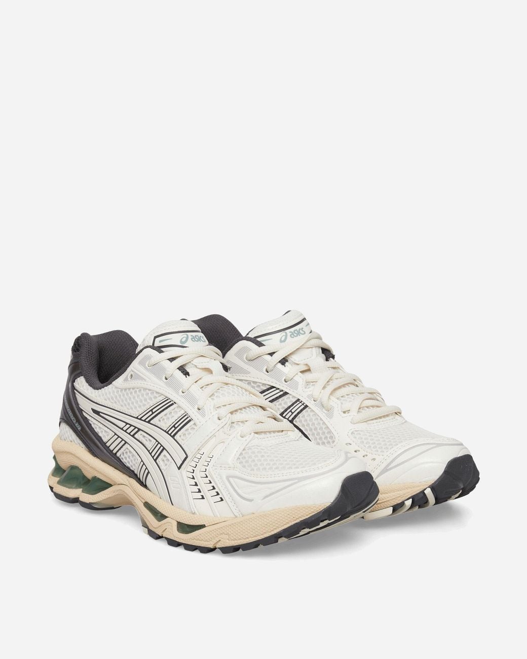 Asics White Gel-kayano 14 Sneakers Cream / Obsidian Grey for men